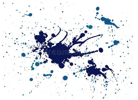 Tache D Aquarelle Bleue Illustration Stock Illustration Du Grunge