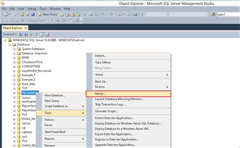 Configure Sql Server Database Mirroring Step By Step Sqlservercentral