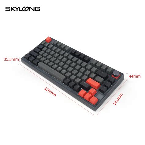 Skyloong Gk Double Shot Greyblack Mechanical Hot Swappable Knob Skyloong Europe