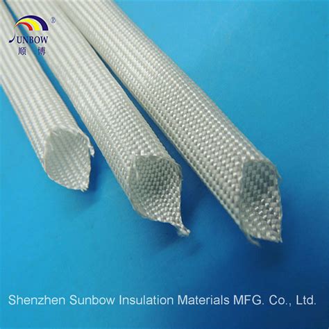 China High Temperature 500c Heat Resistant Fiberglass Braided Electric Wire Protection