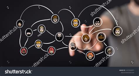 3d Social Human Connection Concept Stock Photo 1415553371 Shutterstock