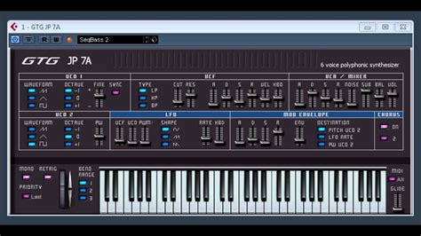 Gtg Jp7a By Gtg Synths Youtube