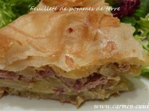 Feuilleté de pommes de terre aux feuilles de brick Recette par Carmen