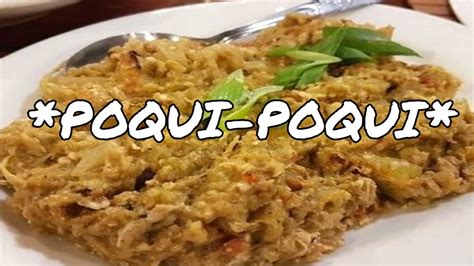 HOW TO COOK POQUI POQUI ILOCANO DISH MARK YouTube