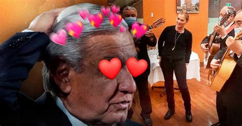 Un AMLO enamorado sorprendió a Beatriz Gutiérrez en su cumpleaños