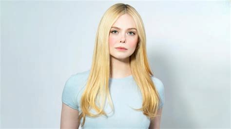 Elle Fanning Blonde Actress K Pc Hd Wallpaper Rare Gallery