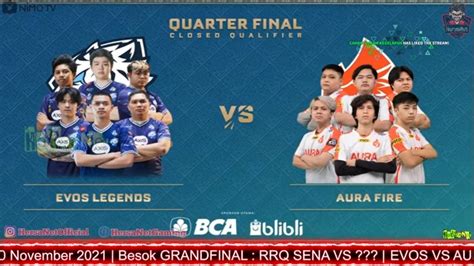 Piala Presiden Evos Legend Vs Aura Fire Metch Aura Menuju Green Final