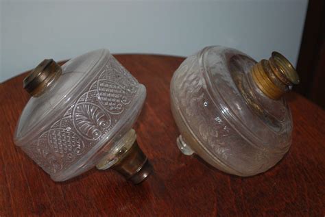 Antique Glass Whale Oil Lamp Parts. | #1917029600