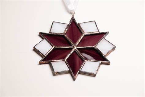 Stained Glass Snowflake - Etsy