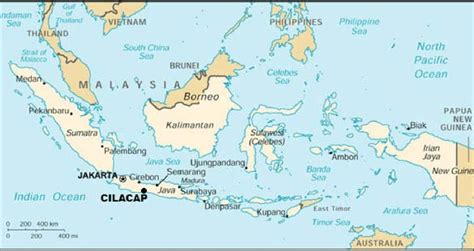 Location of Cilacap, Central Java, Indonesia. | Download Scientific Diagram