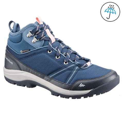 Buy Women’s Waterproof Hiking Boots NH150 Mid WP Blue Online | Decathlon