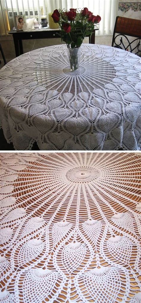 15 Best Crochet Tablecloths Free Patterns Home And Garden Digest