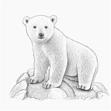 Easy Polar Bear Drawings