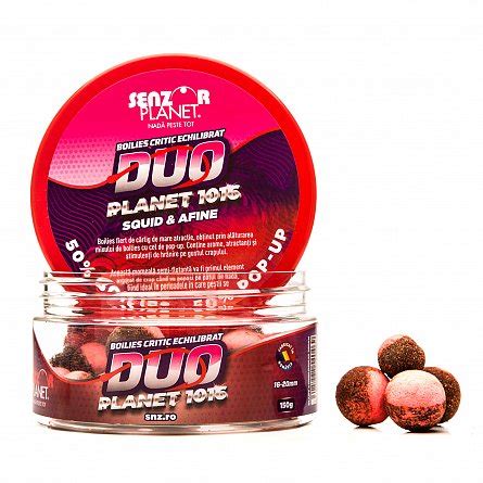 Senzor Planet Boilies Duo Squid Afine Mm G O Anzol