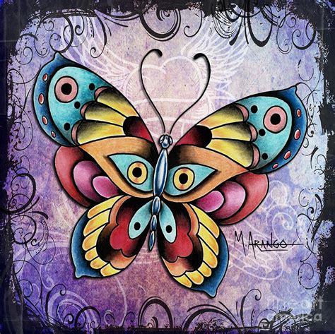 Butterfly Mixed Media By Maria Arango Fine Art America