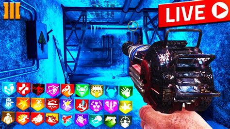 Black Ops 3 Zombies Frigid Custom Bo3 Map Cod Bo3 Double Coins 🔴 Live 🔴 Youtube