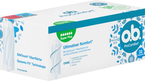 o b Tampons ProComfort Super Plus 32 St dauerhaft günstig online