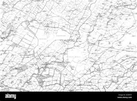 Map Of Ayrshire Sheet 012 Ordnance Survey 1857 1860 Stock Photo Alamy