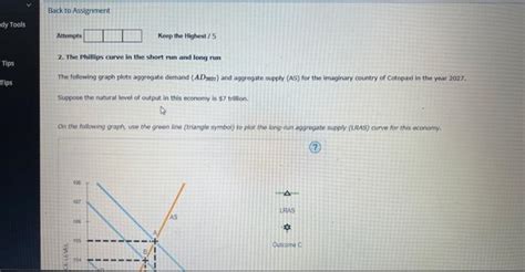 Solved The Phillips Curve In The Short Ran And Long Run Chegg