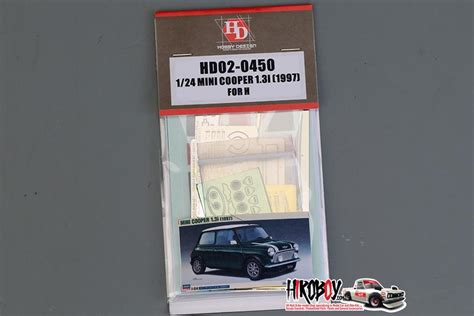 1:24 Mini Cooper 1.3l (1997) PE Detail Up set for Hasegawa | HD02-0450 ...