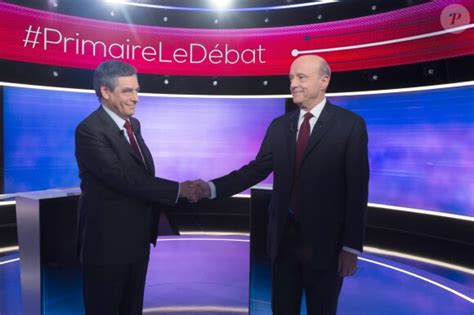 Photo François Fillon et Alain Juppé participent au grand débat de la