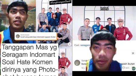 Viral Kisah Pria Foto Bareng Teman Sma Pakai Seragam Indomaret Sendiri