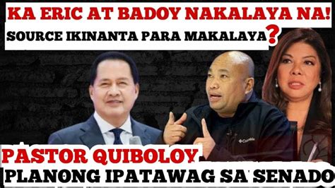 PASTOR QUIBOLOY PLANONG IPATAWAG SA SENADO KA ERIC AT BADOY NAKALAYA