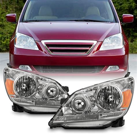 Buy Akkon For Honda Odyssey Chrome Oe Replacement Headlights