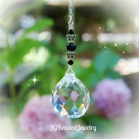 Swarovski Black Diamond Crystal Suncatcher Jgbeads