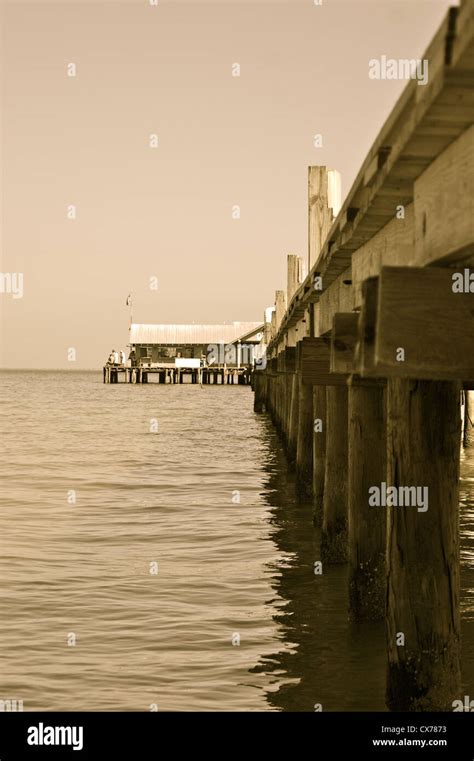 Anna Maria Island City Pier Stock Photo - Alamy