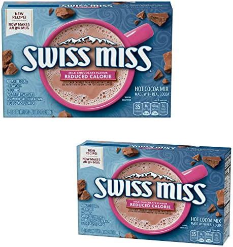 Amazon Swiss Miss Milk Chocolate Flavor Reduced Calorie Hot Cocoa