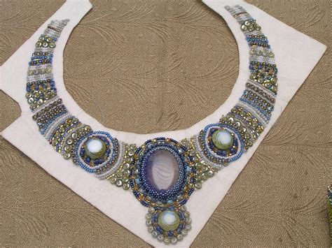 Tutor Al Collar Beaded Embroidery Necklace Crochet Necklace