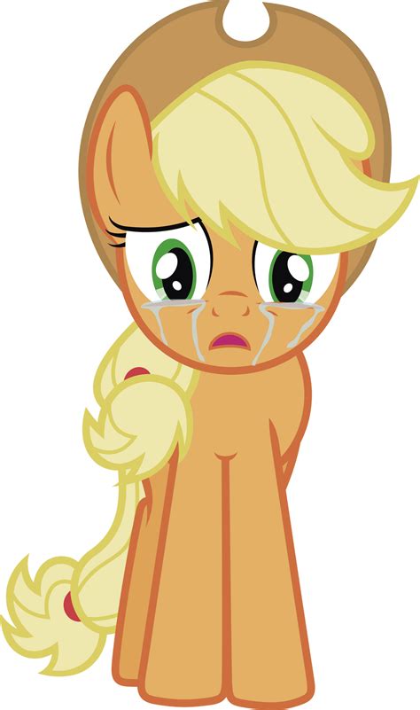 Applejack In Tears By J5a4 On Deviantart