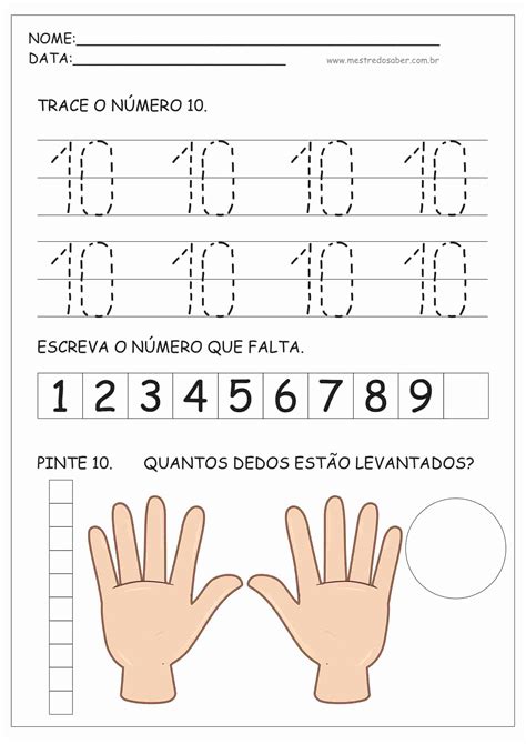 N Meros Para Imprimir Educa O Infantil Edukita