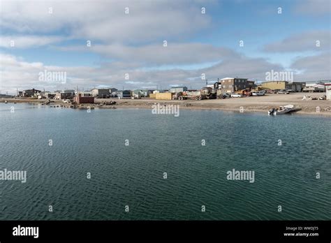 Arctic Harbor At Cambridge Bay Nunavut Canada Stock Photo Alamy