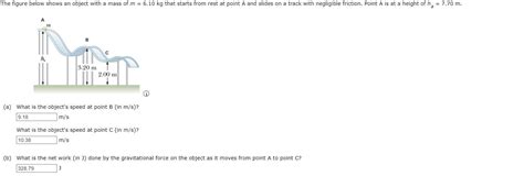 Solved The figure below shows an object with a mass of m = | Chegg.com 
