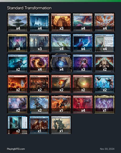Standard Transformation Magic: the Gathering Deck - Magic: The Gathering