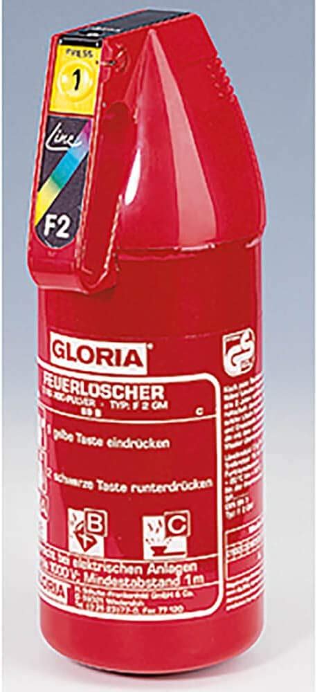 GLORIA 1863 0000 KFZ Feuerlscher Inhalt Kg 2 Amazon De Baumarkt