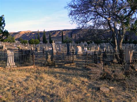 Evergreen Cemetery At Dusk