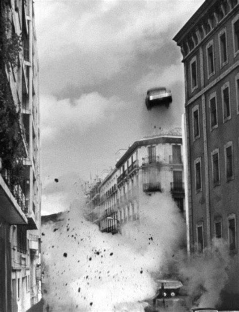 A Bomb Launches The Car Of Spanish Prime Minister Luis Carrero Blanco