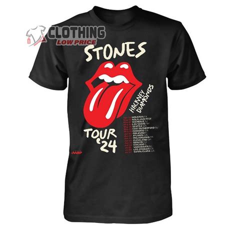 The Rolling Stones Tour 2024 Merch, The Rolling Stones Hackney Diamonds ...