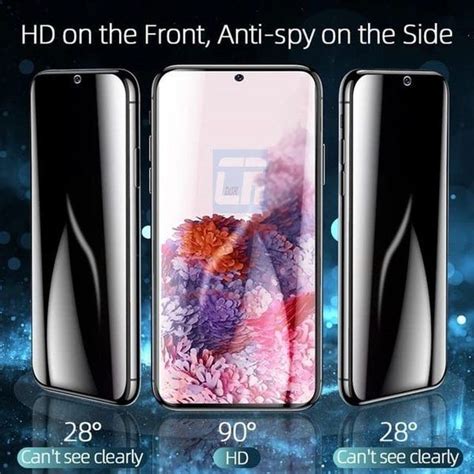 ANTI SPY SAMSUNG NOTE 10 NOTE 20 S21 S21 PLUS S21 ULTRA TEMPERED GLASS