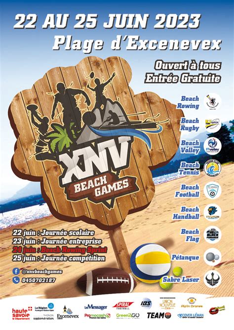 Xnv Beach Games Inscrivez Vous Black Panthers Thonon Les Bains