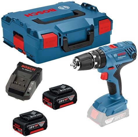 Bosch Blauw Gsb 18v 21 Professional Accuklopboorschroevendraaier 2x 5