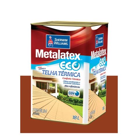 METALATEX RESINA ECO IMPERMEABILIZANTE VERMELHO ÓXIDO 18L Baratão das