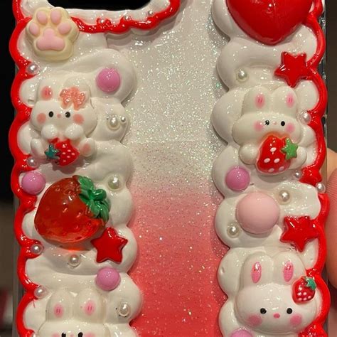 Cute Pink Bow Frame Phone Case For All Brand Phone Case For Pictures