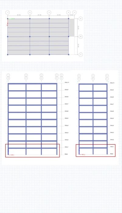 Solved For The Story Concrete Building Shown Below Chegg