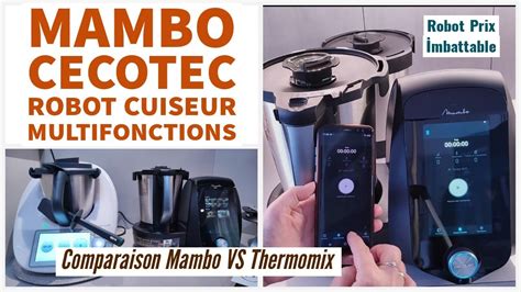 Mambo Cecotec Vs Thermomix Robot De Cuisine Multifonctions Mambo