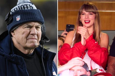 Bill Belichick gives awkward response to Taylor Swift question with ...