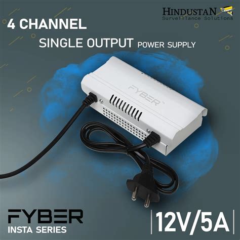 Fyber Power Supply Insta Series 4ch Single Output 12v5a